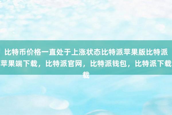 比特币价格一直处于上涨状态比特派苹果版比特派苹果端下载，比特派官网，比特派钱包，比特派下载