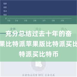 充分总结过去十年的奋斗成果比特派苹果版比特派买比特币