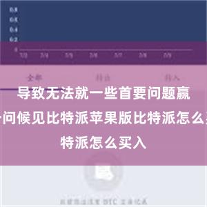 导致无法就一些首要问题赢得一问候见比特派苹果版比特派怎么买入