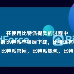 在使用比特派提款的过程中比特派苹果版比特派苹果端下载，比特派官网，比特派钱包，比特派下载